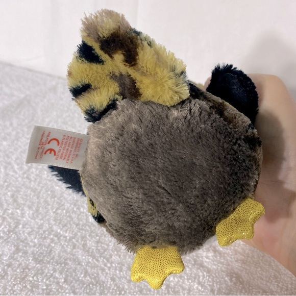 Ty Beanie Boo Owliver The Camouflaged Owl Plush Toy Stuffed Animal - Picture 8 of 11